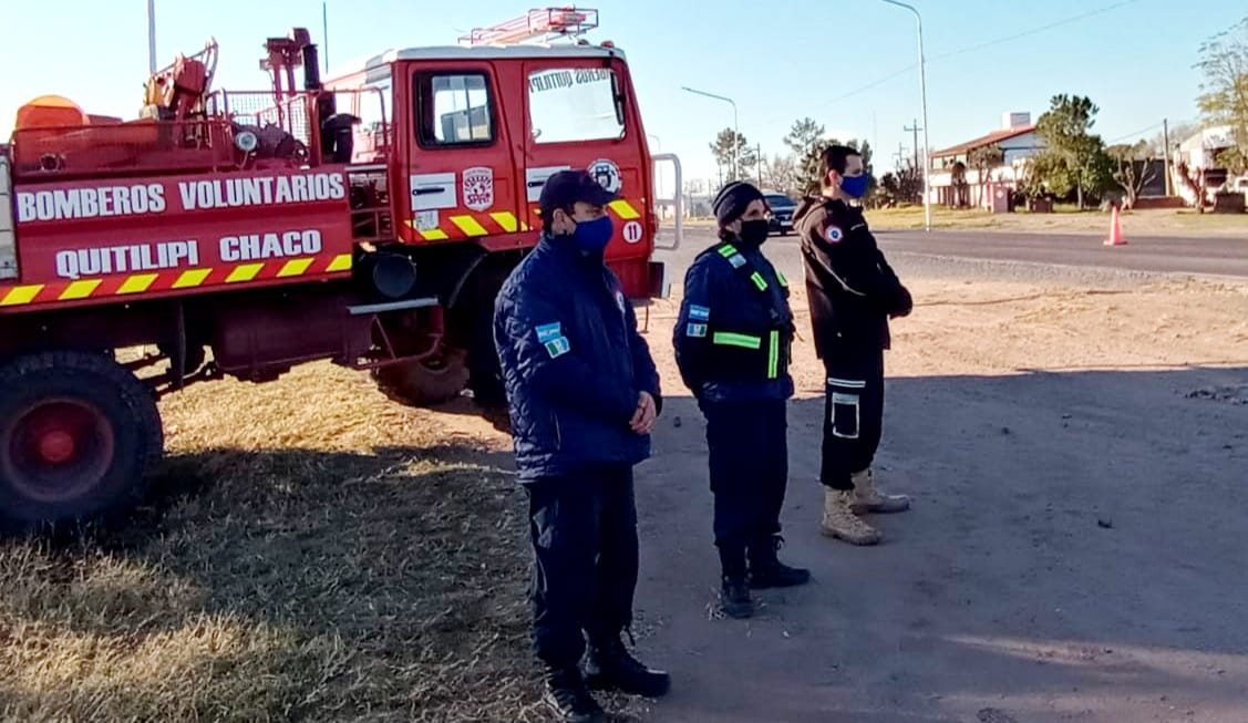 Puesto preventivo de Seguridad Vial sobre la Ruta Nacional 16, en la localidad de Quitilipi (Chaco)